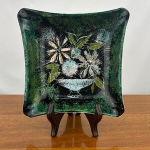 Vintage mid century modern Sascha Brastoff ashtray trinket dish